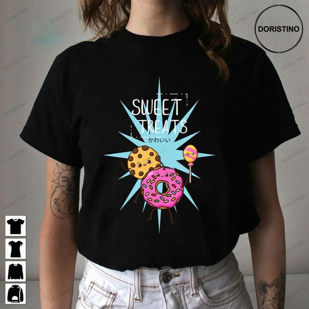 Sweet Treats Cute Doughnuts Kawaii Artwork Awesome Shirts